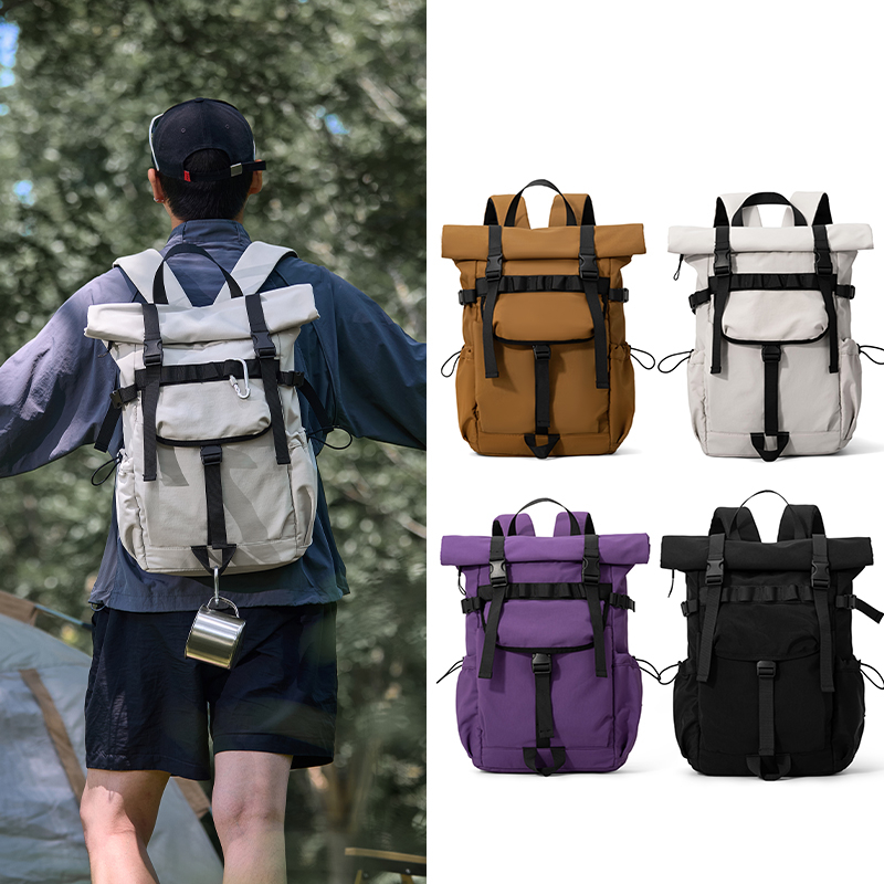 Canvas Backpack Casual - Новый мужской раскладной туристический рюкзак с