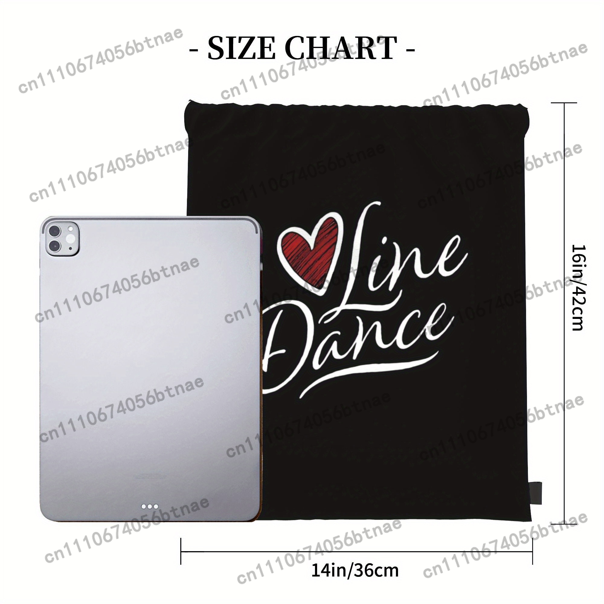 Сумка на шнурке LOVE Line Danc – обзор и цена Drawstring Gym Bag