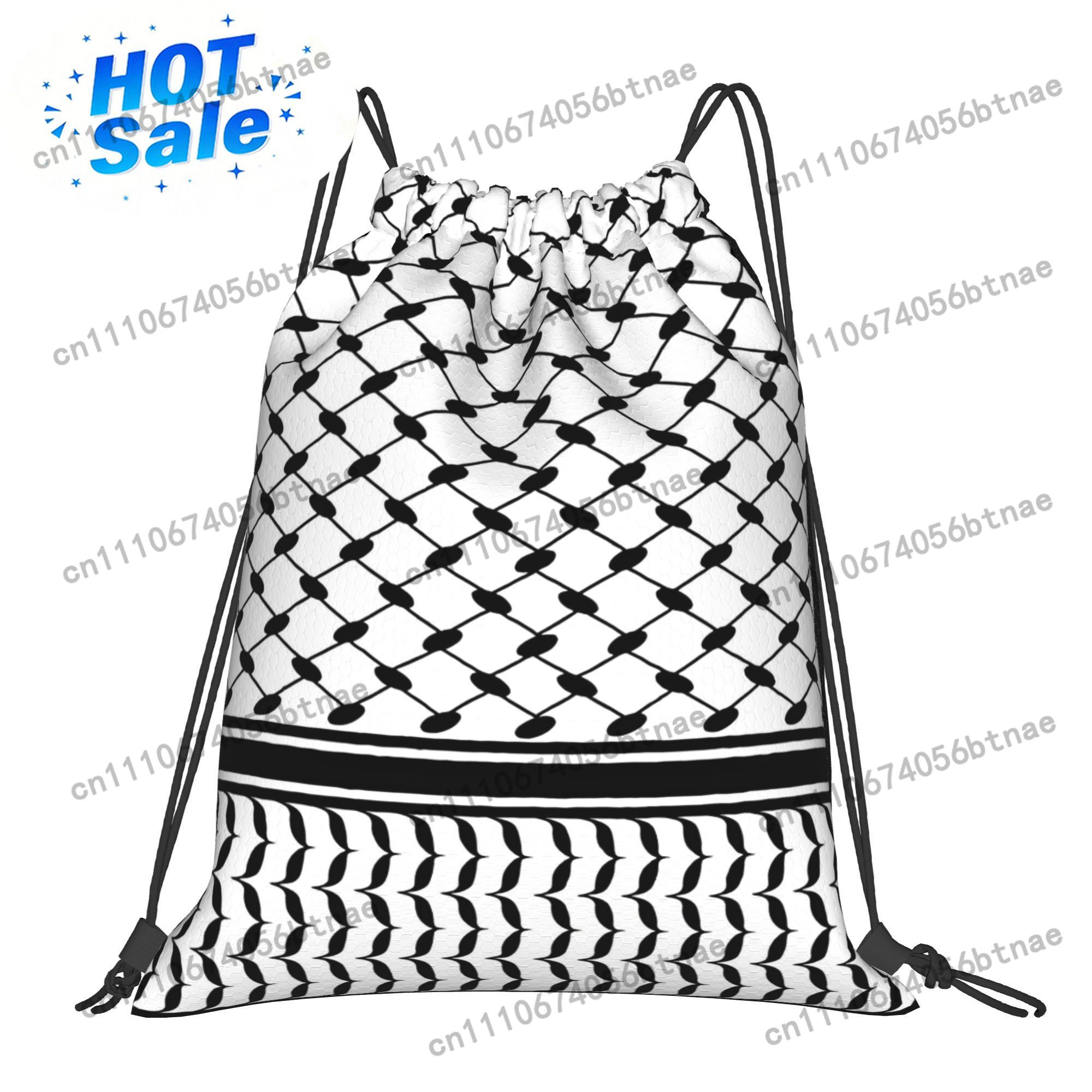 Сумка-мешок с узором куфия в б – обзор и цена Drawstring Gym Bag