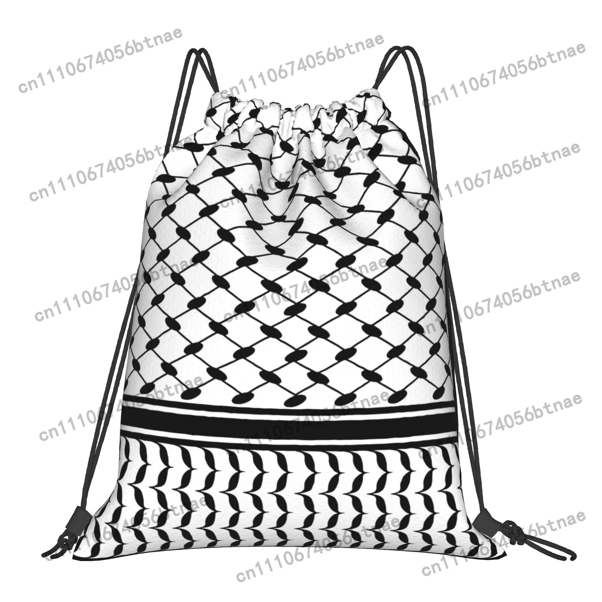Сумка-мешок с узором куфия в б – обзор и цена Drawstring Gym Bag
