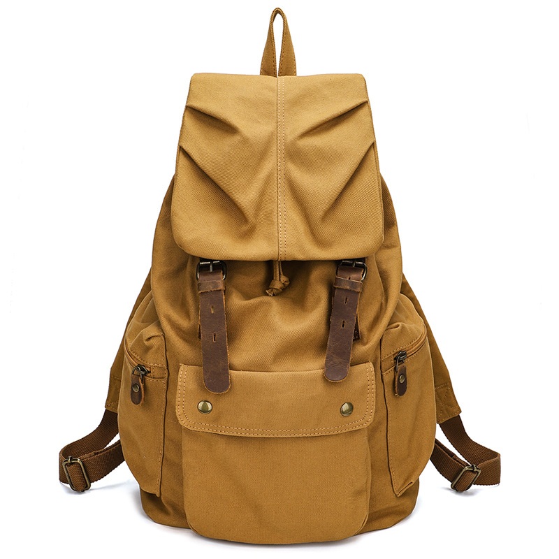 Вместительный холщовый рюкзак: – обзор и цена Canvas Backpack Casual
