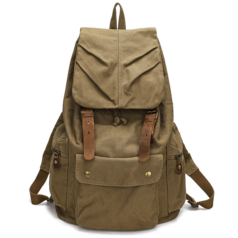 Вместительный холщовый рюкзак: – обзор и цена Canvas Backpack Casual