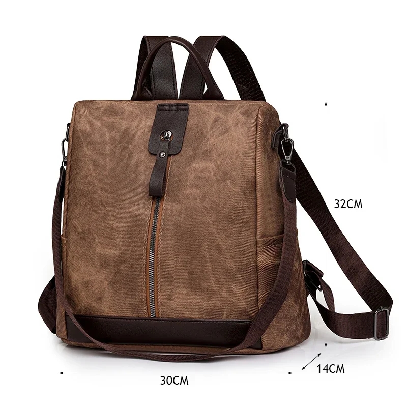 Модный противоугонный рюкзак,  – обзор и цена Leather Backpack Vintage