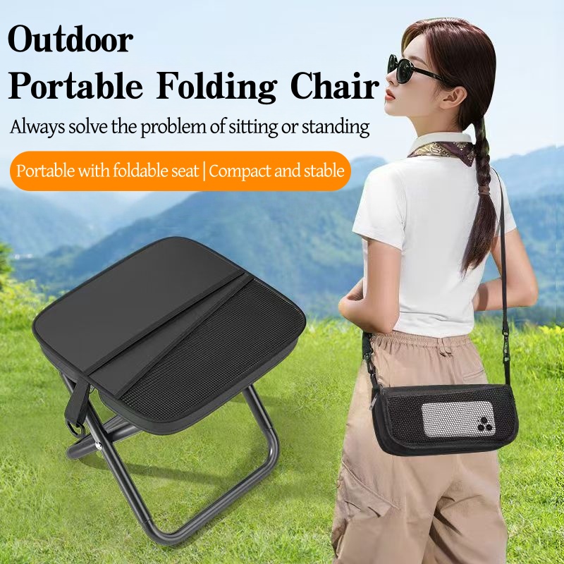 Новый складной мини-стул-рюкза – обзор и цена Foldable Backpack Small